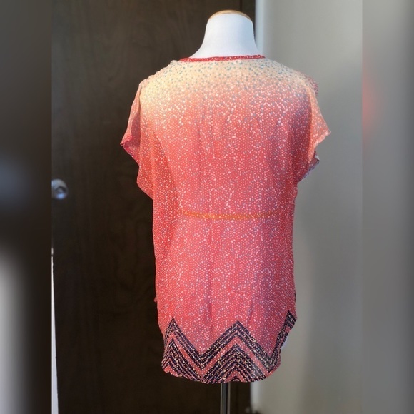 COPY - Colorful geometric RENEEC. Blouse - Picture 3 of 5